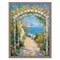 Slim Silver Pewter Leaf Floral Star Picture Frame 12x20 frame